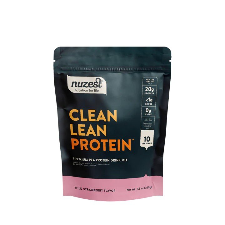 NuZest Clean Lean Protein - Wild Strawberry Flavor 8.8 oz (250 g) Powder