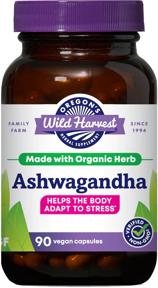 Oregon's Wild Harvest Ashwagandha 90 Vegan Capsule