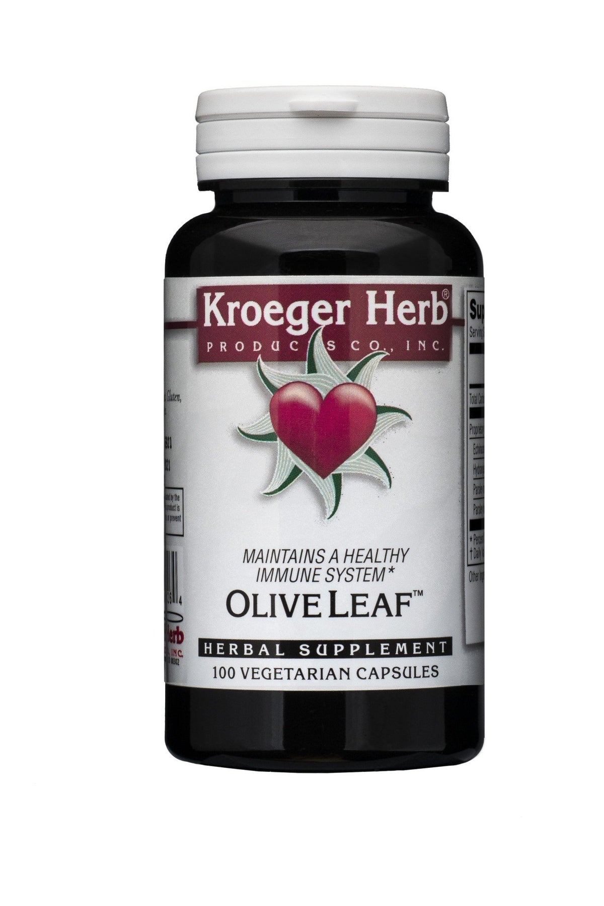 Kroeger Herbs Olive Leaf 100 Capsule