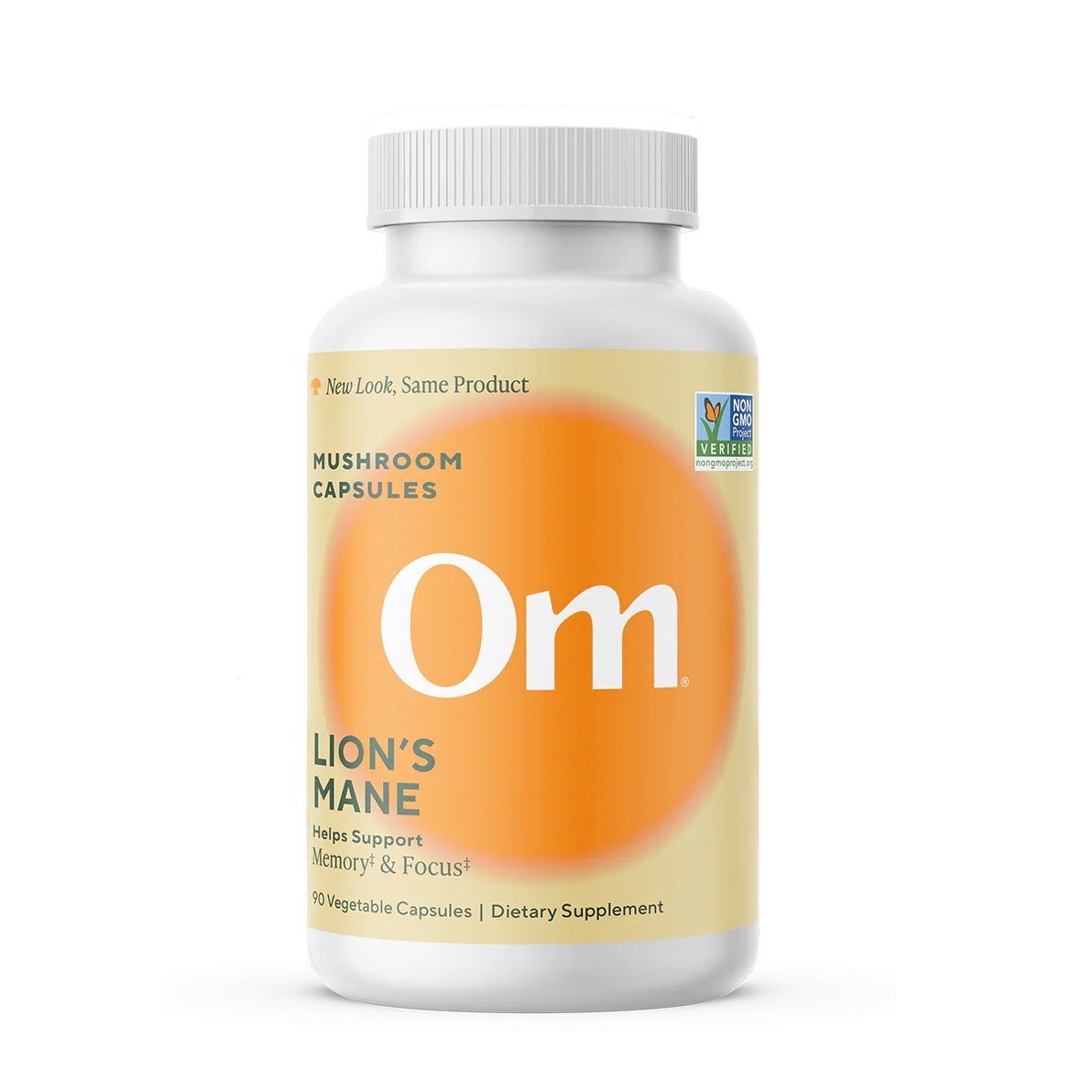 Om Mushrooms Lion's Mane 90 Vegetable Capsule