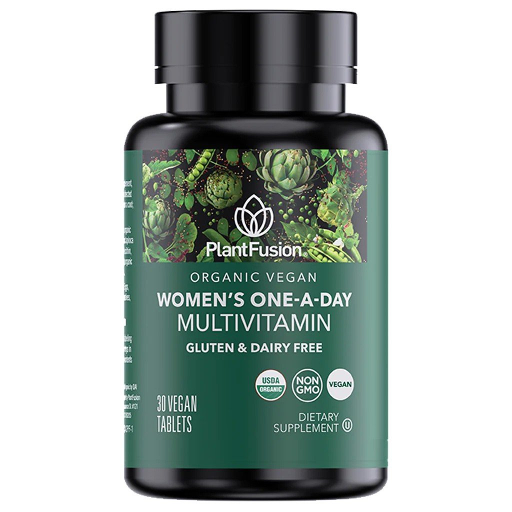 PlantFusion Organic Vegan Women's One-A-Day Multivitamin 30 Tablet