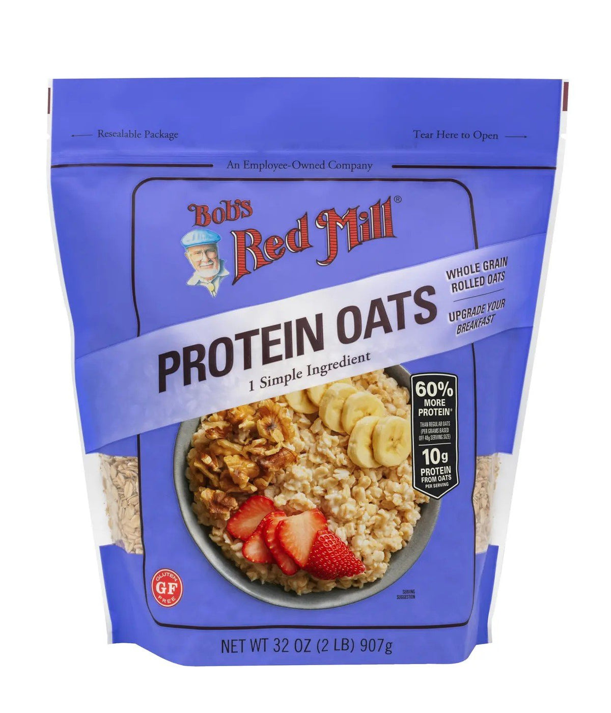 Bobs Red Mill Protein Oats 32 oz Bag