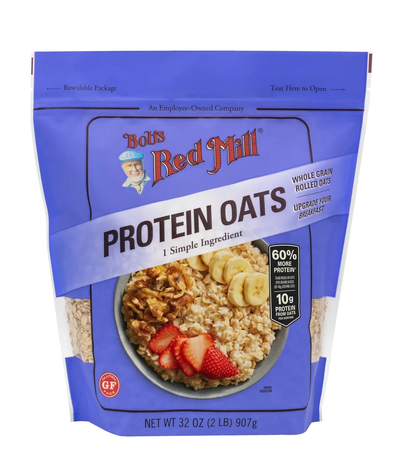 Bobs Red Mill Protein Oats 32 oz Bag
