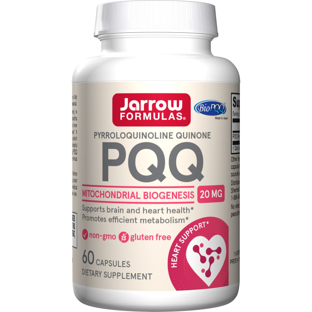 Jarrow Formulas Pyrroloquinoline quinone 60 Capsule