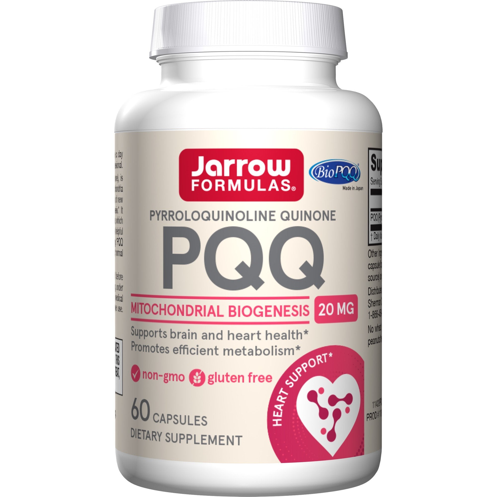 Jarrow Formulas Pyrroloquinoline quinone 60 Capsule