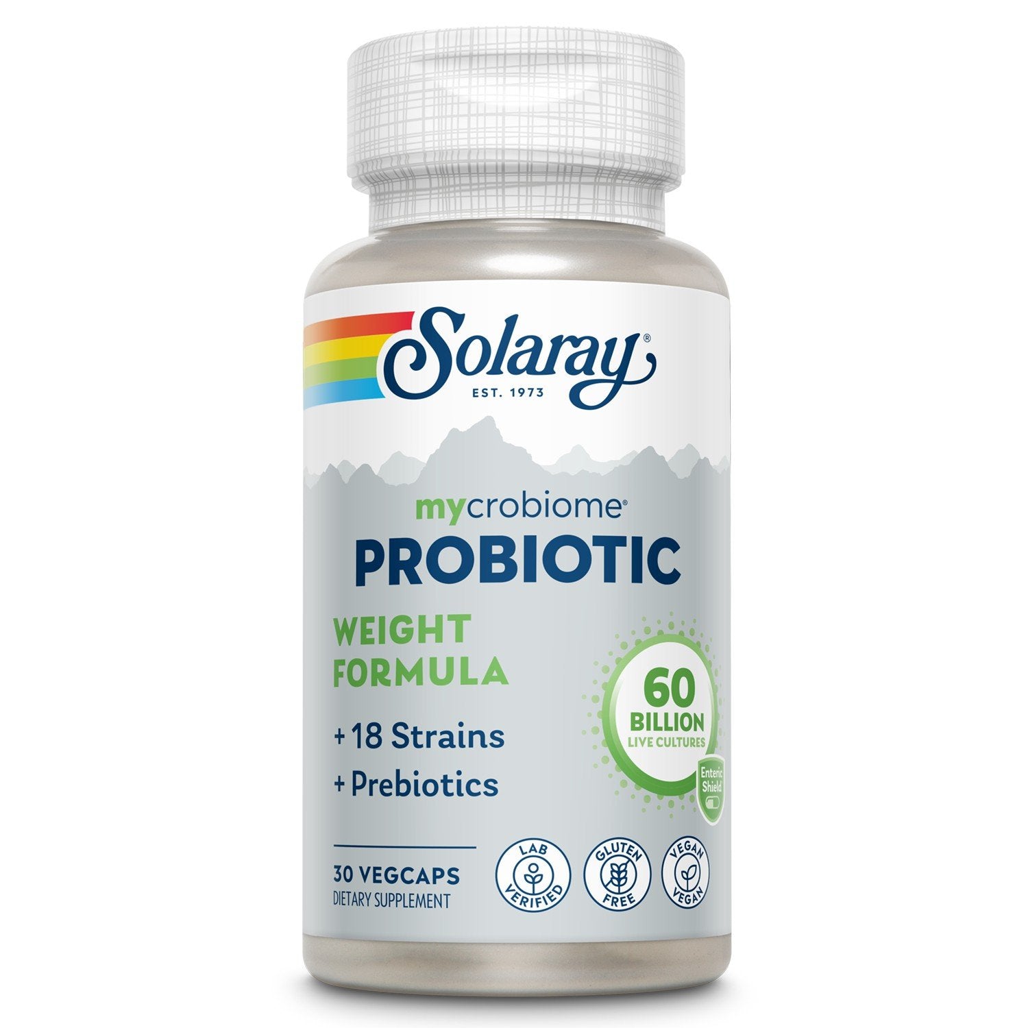 Solaray Mycrobiome Weight Formula 50 Billion 30 Capsule