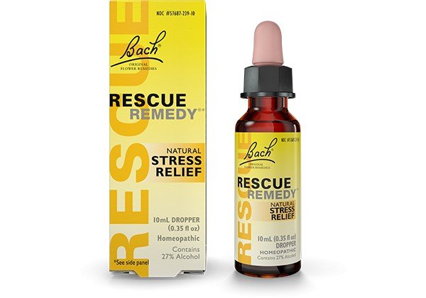 Bach Rescue Remedy Natural Stress Relief 10mL (0.35 fl oz) Liquid