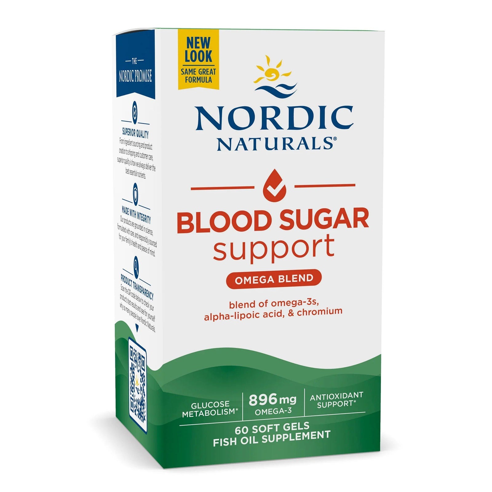Nordic Naturals Blood Sugar Support Omega Blend 60 Softgel