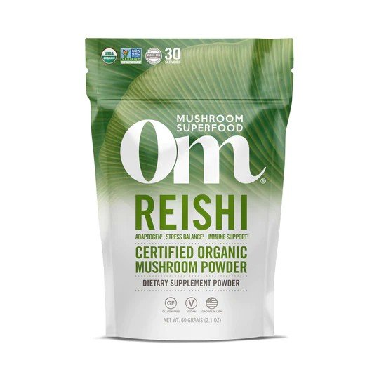 Om Mushrooms Reishi Mushroom Superfood Powder 60g Powder