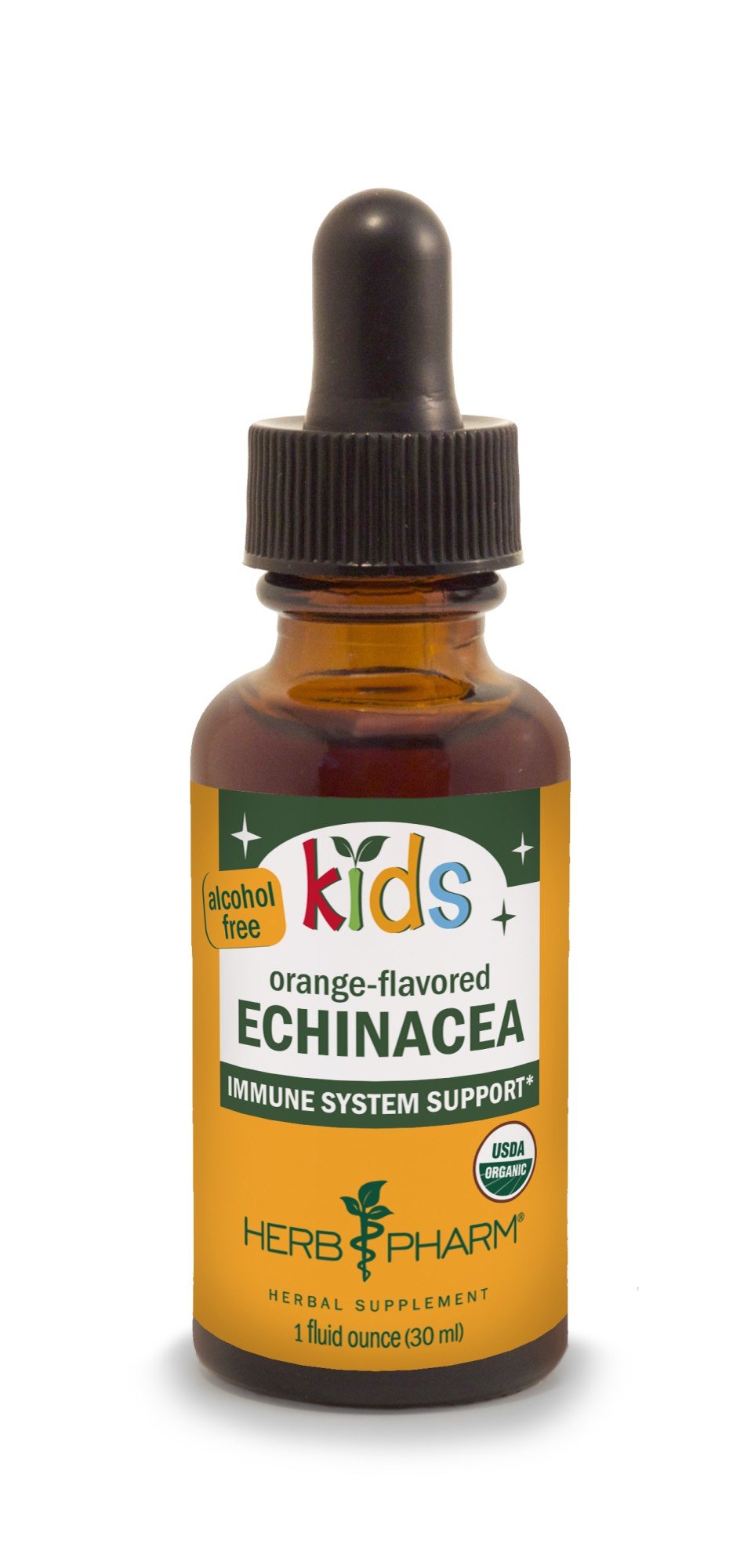 Herb Pharm Kids Echinacea Glycerite - Orange 1 oz Liquid