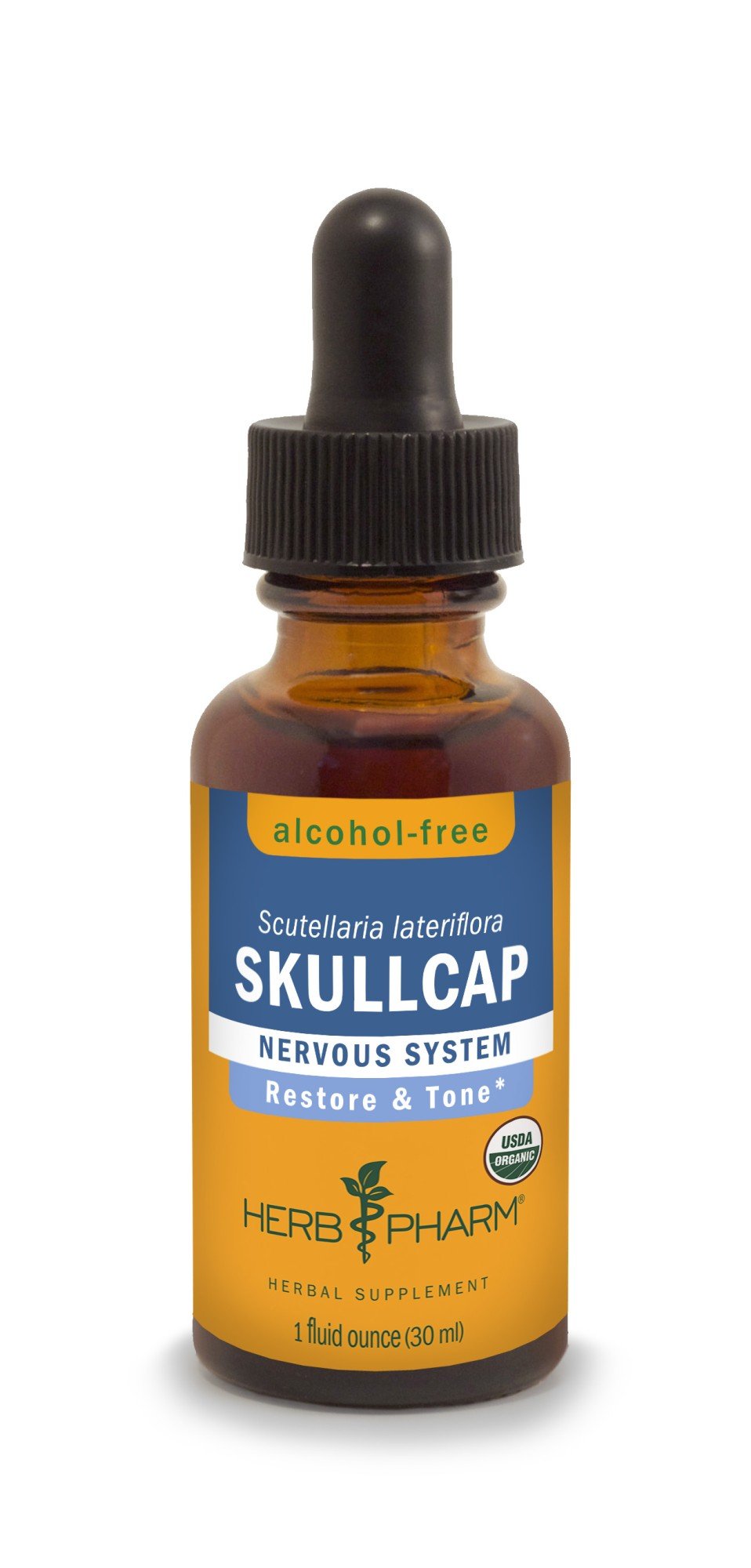 Herb Pharm Skullcap Glycerite (Alcohol-Free) 1 oz Liquid