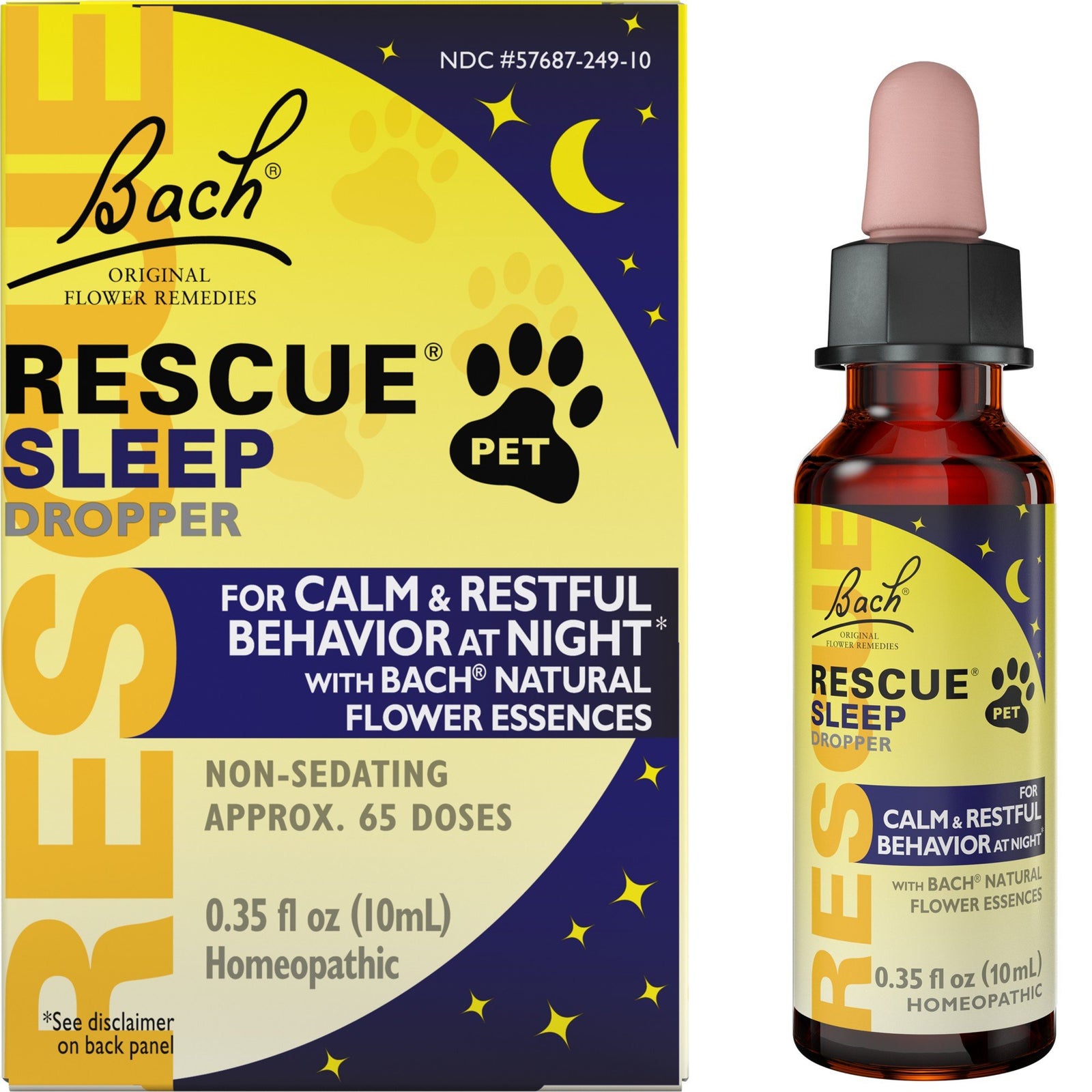 Bach Rescue Sleep Pet Dropper 0.35 fl oz (10 mL) Liquid