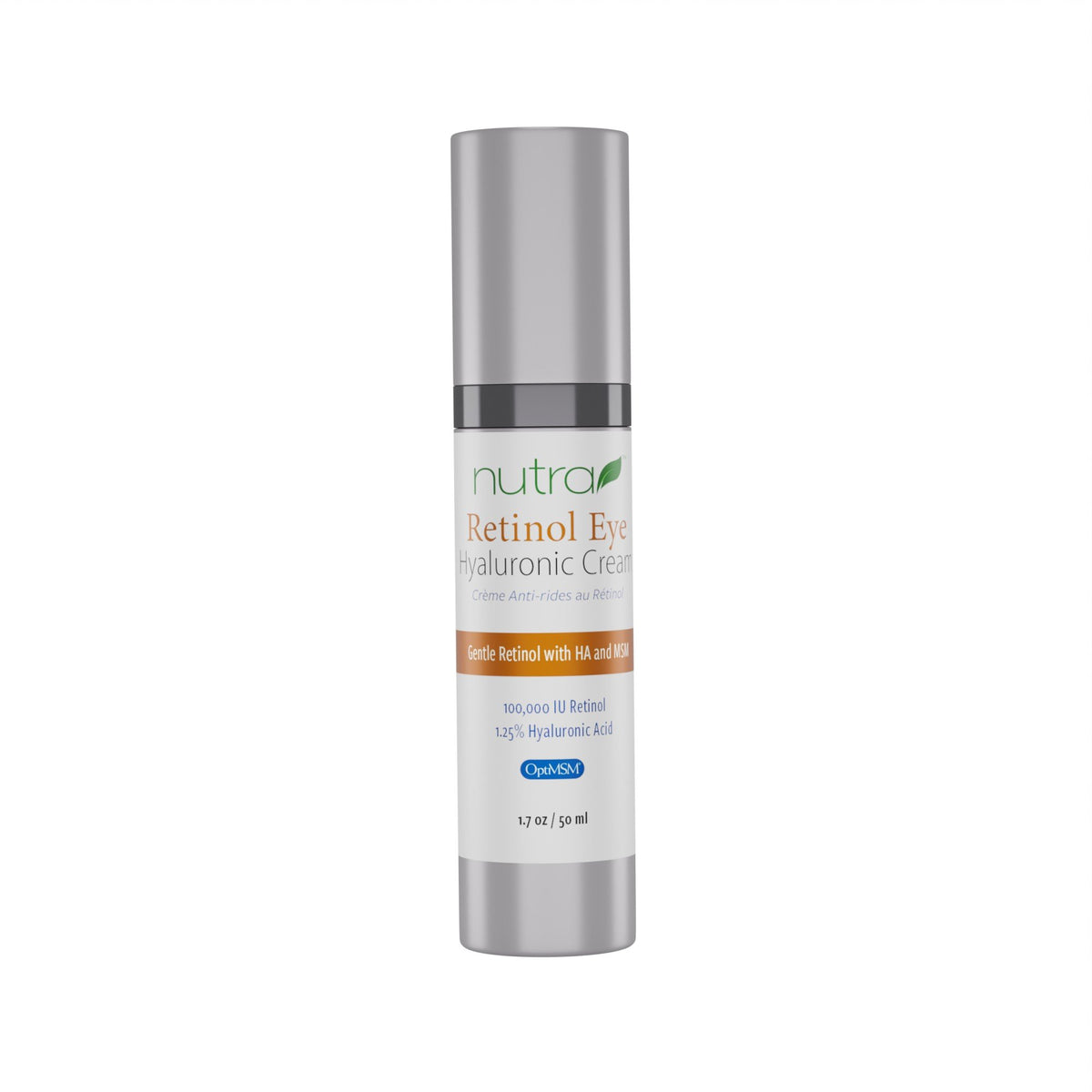 Nutra Health Intl-Retinol Eye Cream 100,000 IU 1.7 oz Pump