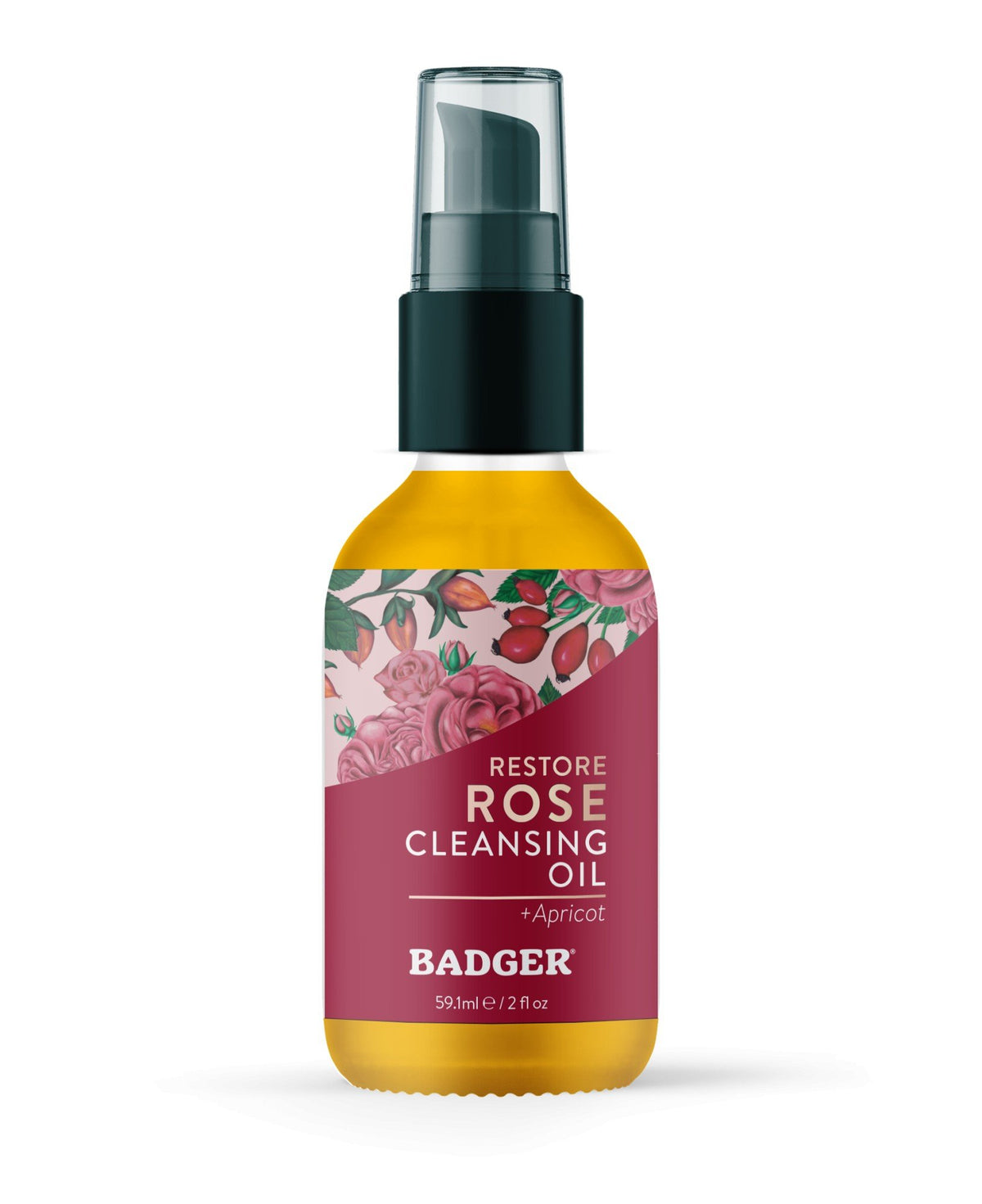 Badger Restore Rose Cleansing Oil 2 fl. oz. Oil