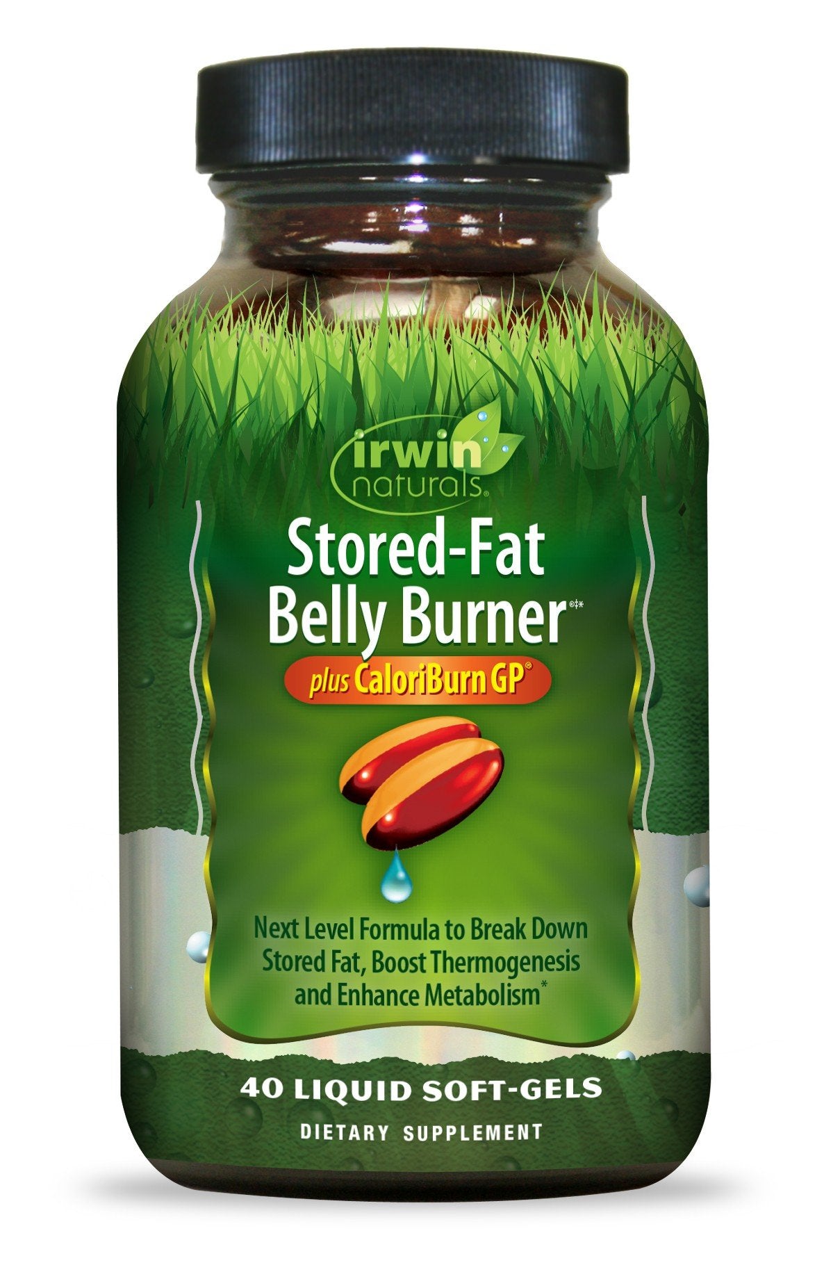 Irwin Naturals Stored-Fat Belly Burner plus Calorie Burn GP 40 Softgel