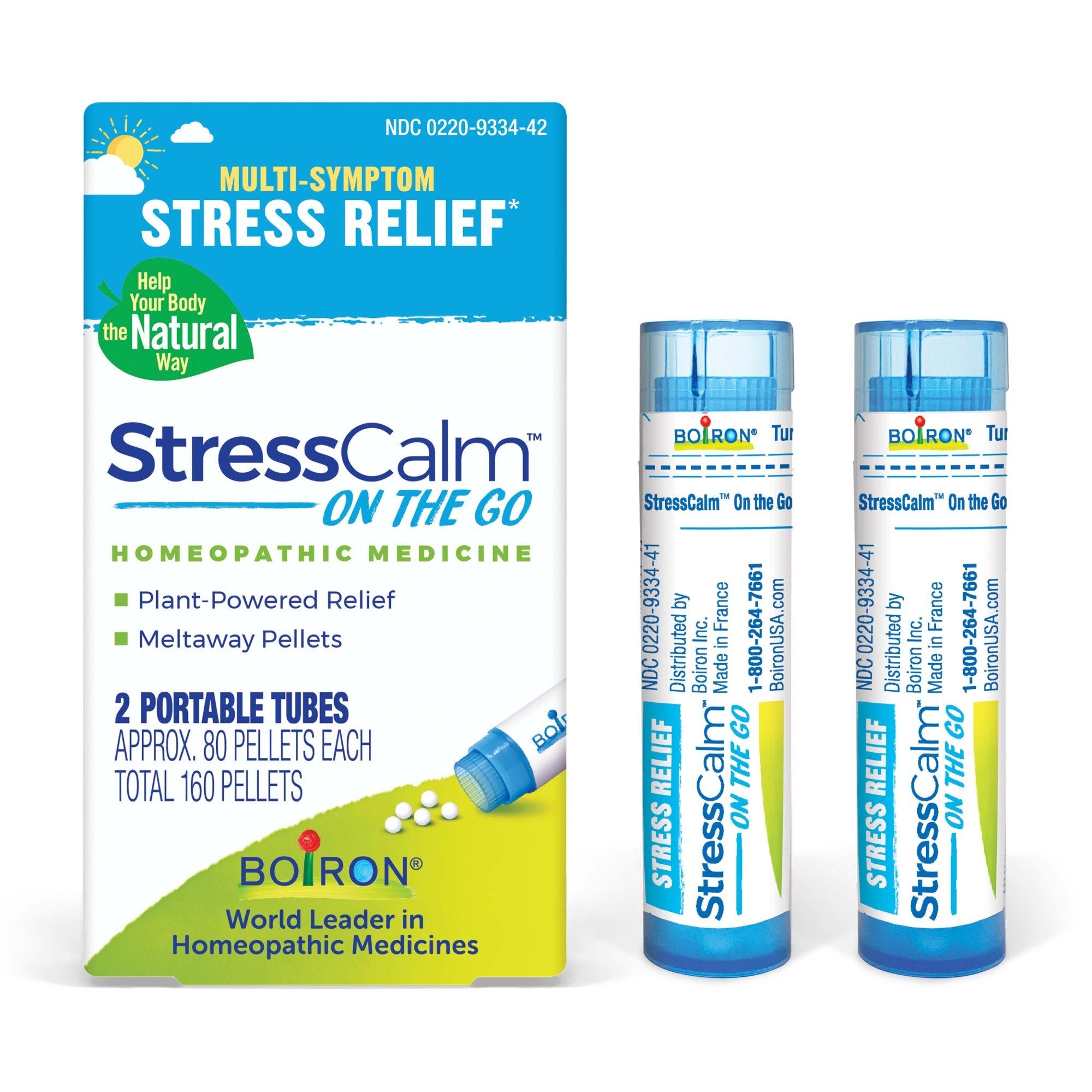 Boiron StressCalm On the Go 2 Tubes Box