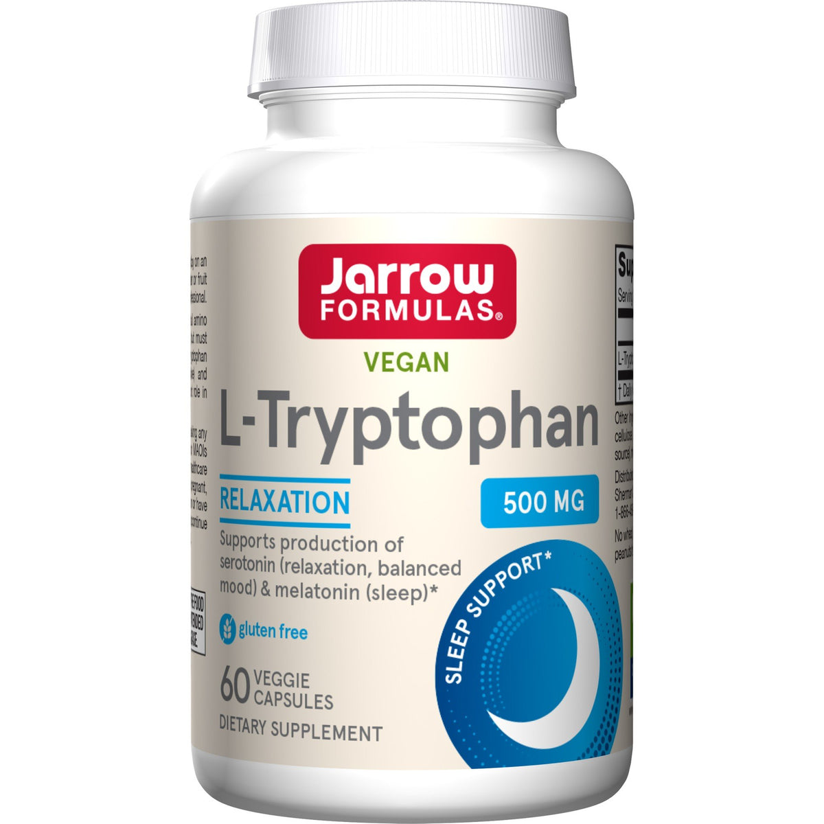 Jarrow Formulas L-Tryptophan 500mg 60 VegCap