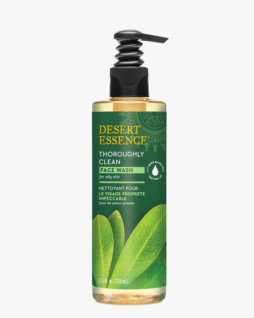 Desert Essence Throughly Clean Tea Tree Oil Face Wash 8 oz Liquid