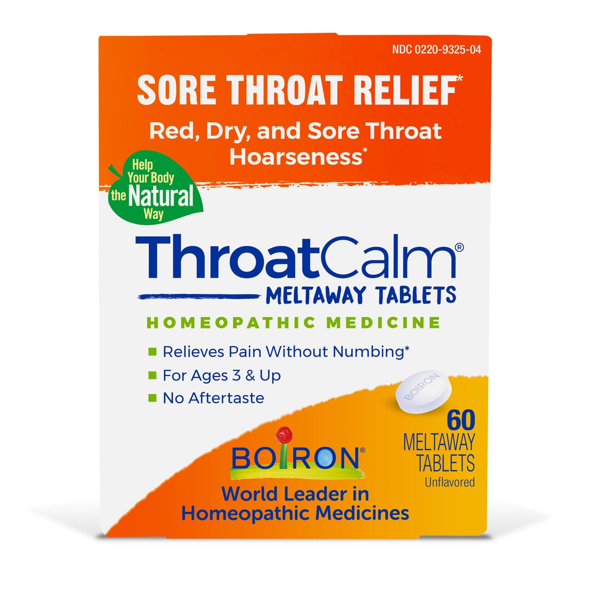 Boiron ThroatCalm 60 Tablet