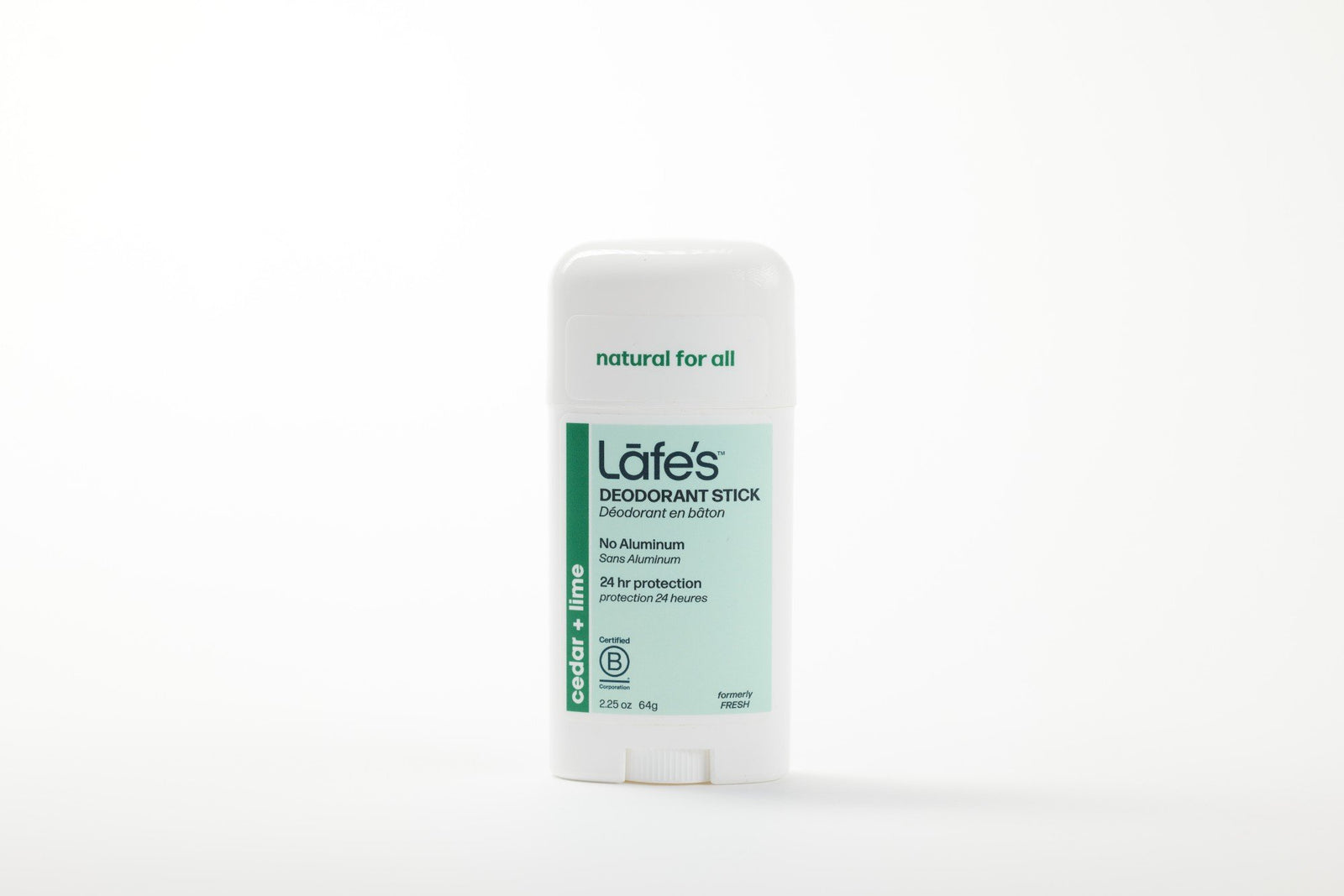 Lafe's Natural Bodycare Lafe's Natural and Organic Deodorant Twist Stick Fresh 2.25 oz Spray