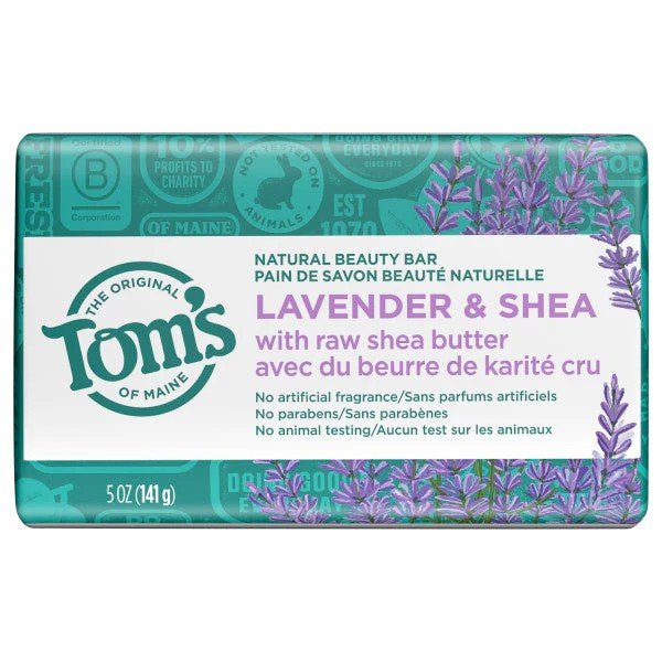 Tom's Of Maine Lavender &amp; Shea Natural Beauty Bar 5 oz Bar Soap