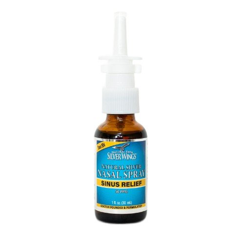 Natural Path Silver Wings Colloidal Silver 50ppm Vertical Spray 1 oz Liquid