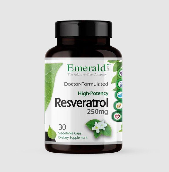 Emerald Labs Resveratrol Hi-Potency 30 VegCap