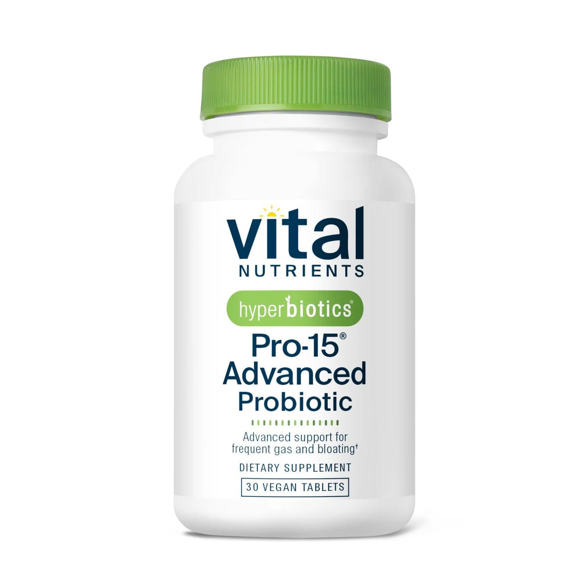 Vital Nutrients Hyperbiotics Pro-15 Advanced Probiotic 30 Vegan Tablet