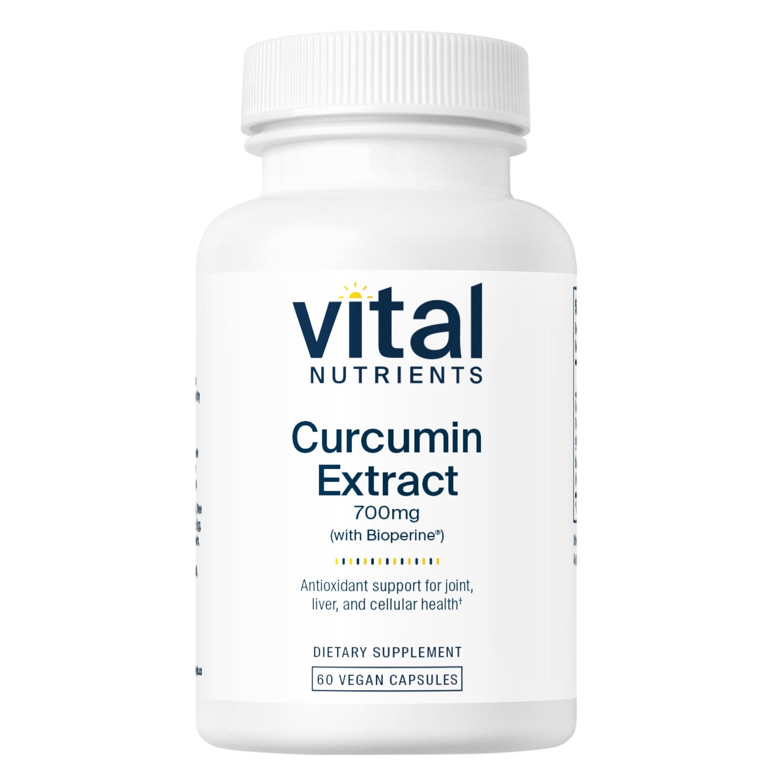 Vital Nutrients Curcumin Extract with Bioperine 700 mg 60 Capsule