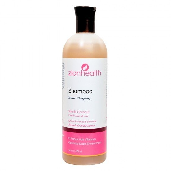 Zion Health Adama Shampoo Vanilla Coconut 16 oz Liquid