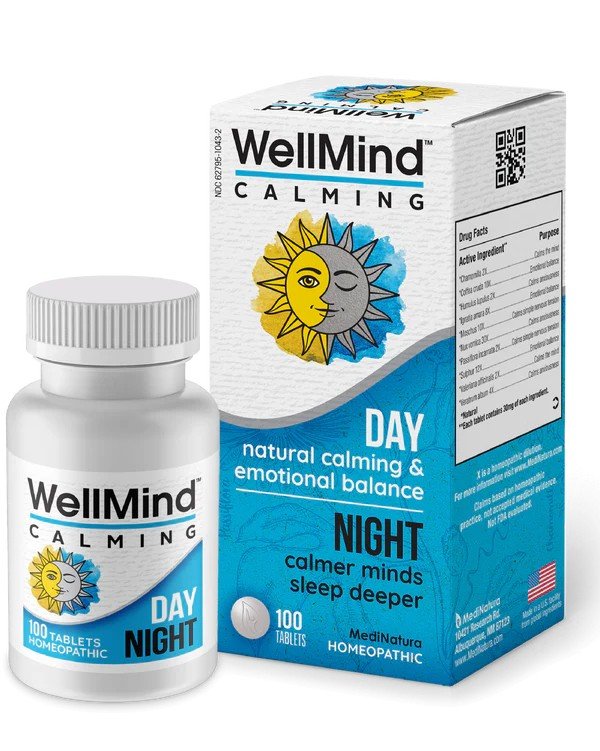 MediNatura WellMind Calming Day &amp; Night 100 Tablet