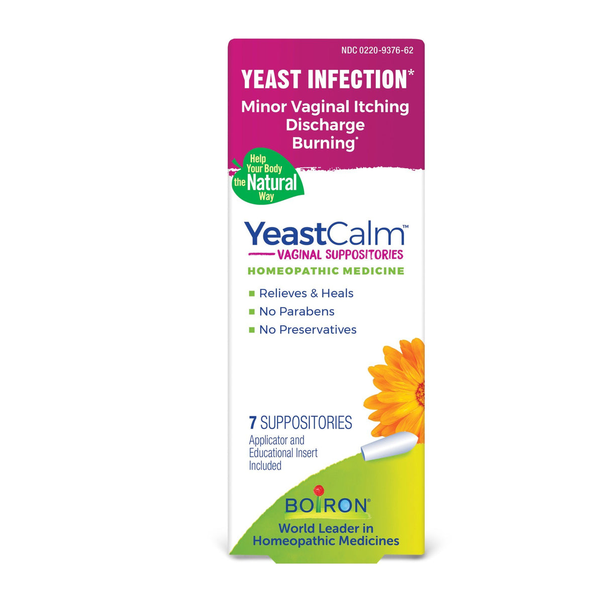 Boiron YeastCalm 7 Suppositories