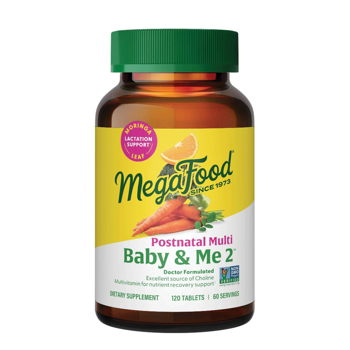 MegaFood Baby &amp; Me 2 Postnatal Multi 120 Tablet