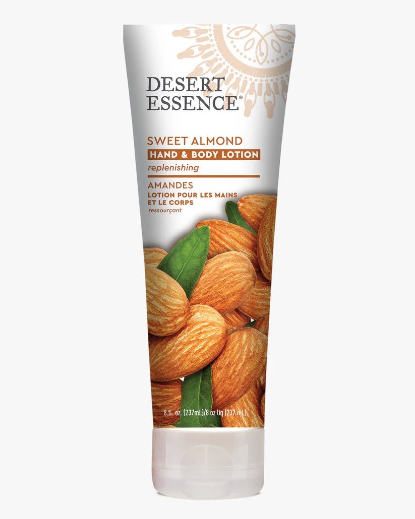Desert Essence Sweet Almond Hand &amp; Body Lotion 8 oz Liquid