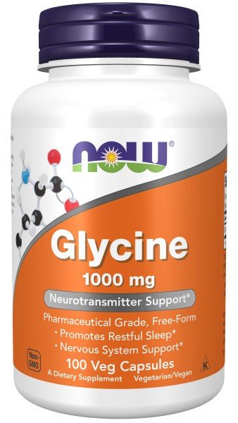 Now Foods Glycine 1000mg 100 Capsule