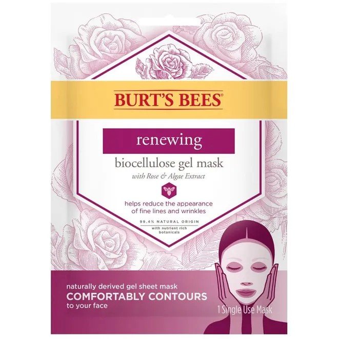 Burt&#39;s Bees Renewing Biocellulose Gel Face Mask 0.35 oz. Mask