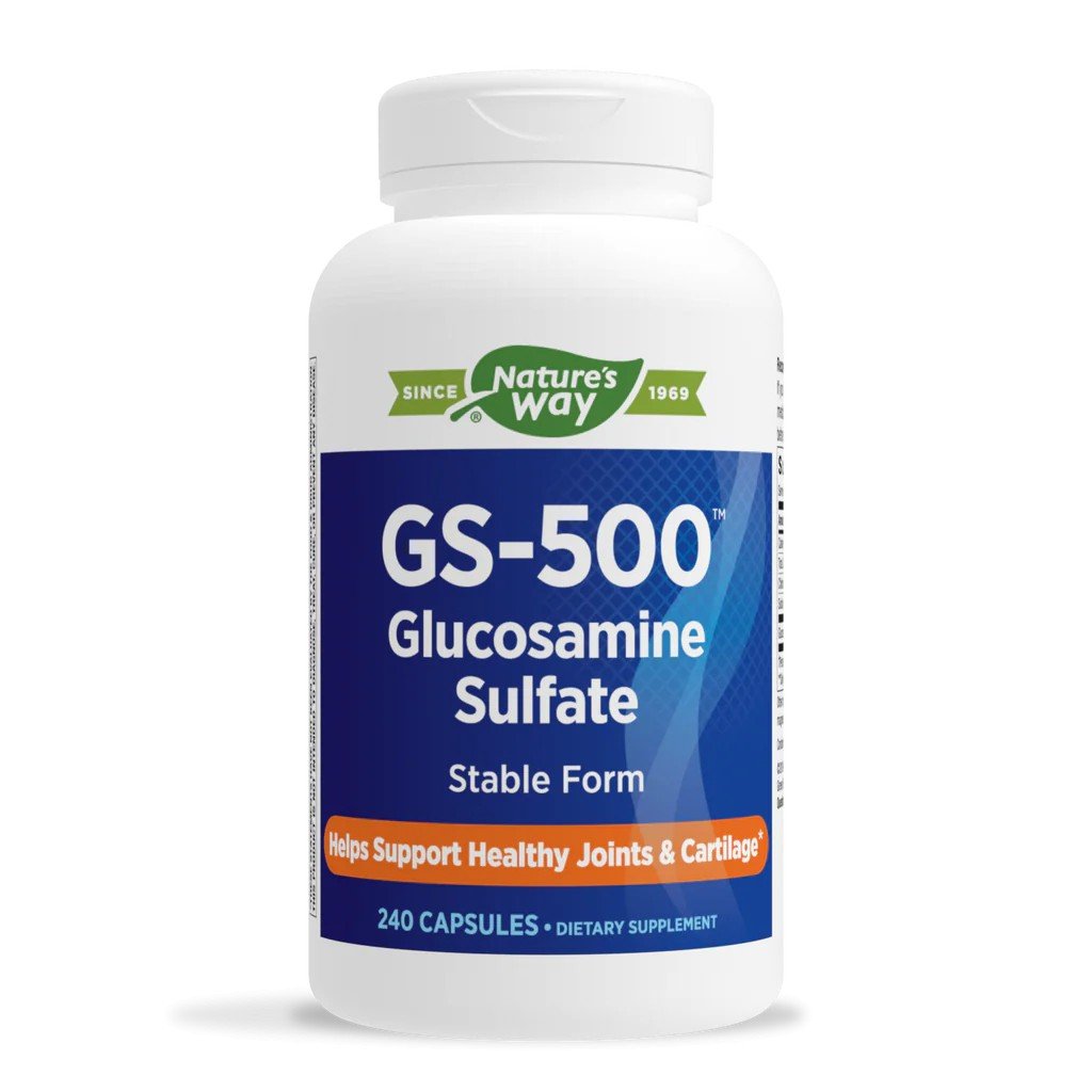 Nature's Way GS-500 Glucosamine Sulfate 240 Veg Capsule