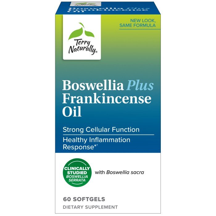 EuroPharma (Terry Naturally) BosMed+Boswellia with Frankincense Oil 60 Softgel