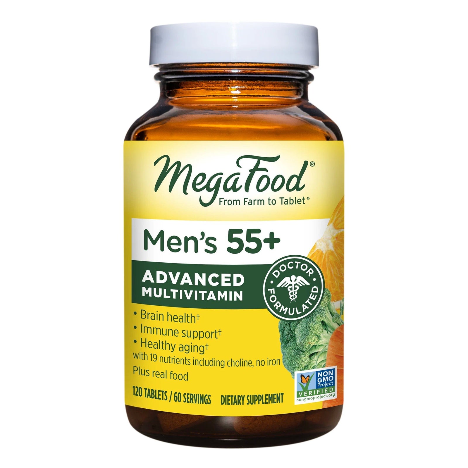 MegaFood Multi for Men 55+ 120 Tablet