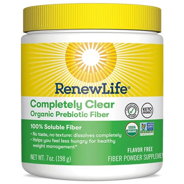 Renew Life Completely Clear Organic Prebiotic Fiber 7 oz Powder