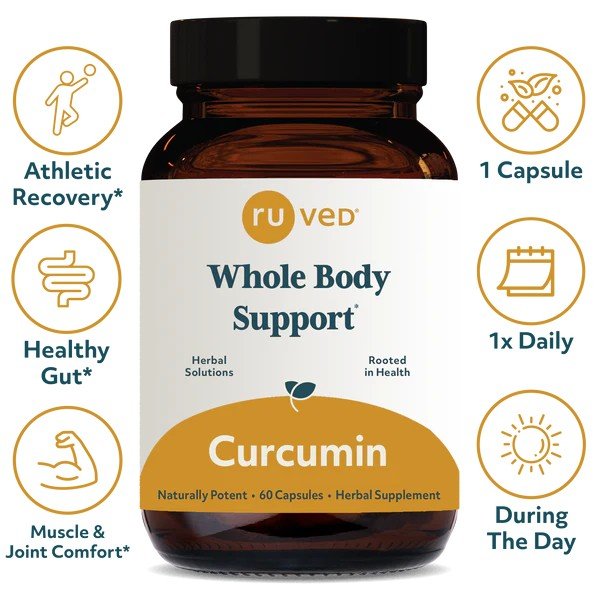 RUVED Whole Body Support Curcumin 60 VegCap