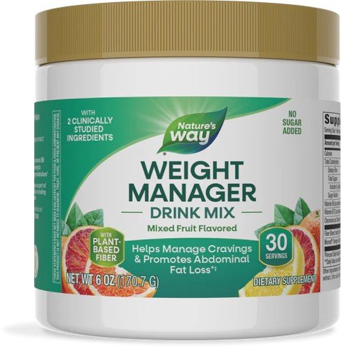 Nature's Way Weight Manager Fruit Drink Mix 6 Oz Powder