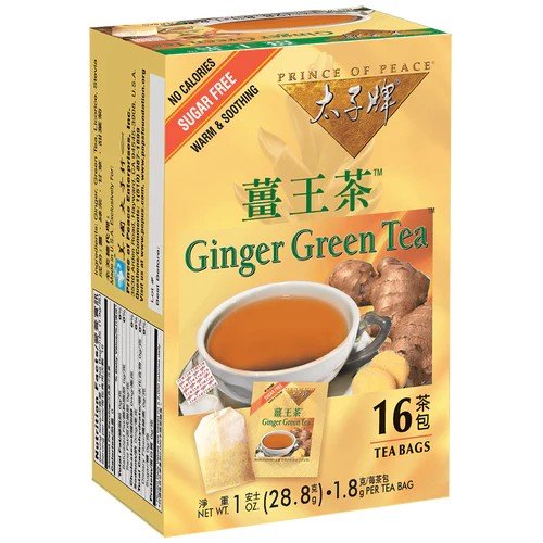 Prince Of Peace Ginger Green Tea 16 Tea Bag