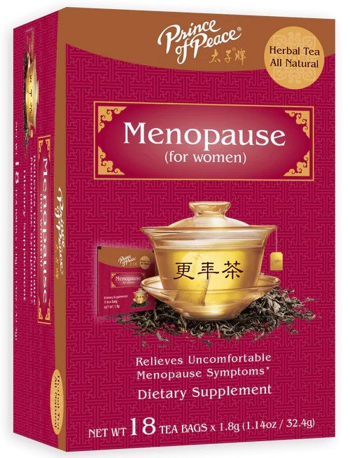 Prince Of Peace Herbal Tea Menopause 18 Bags Box