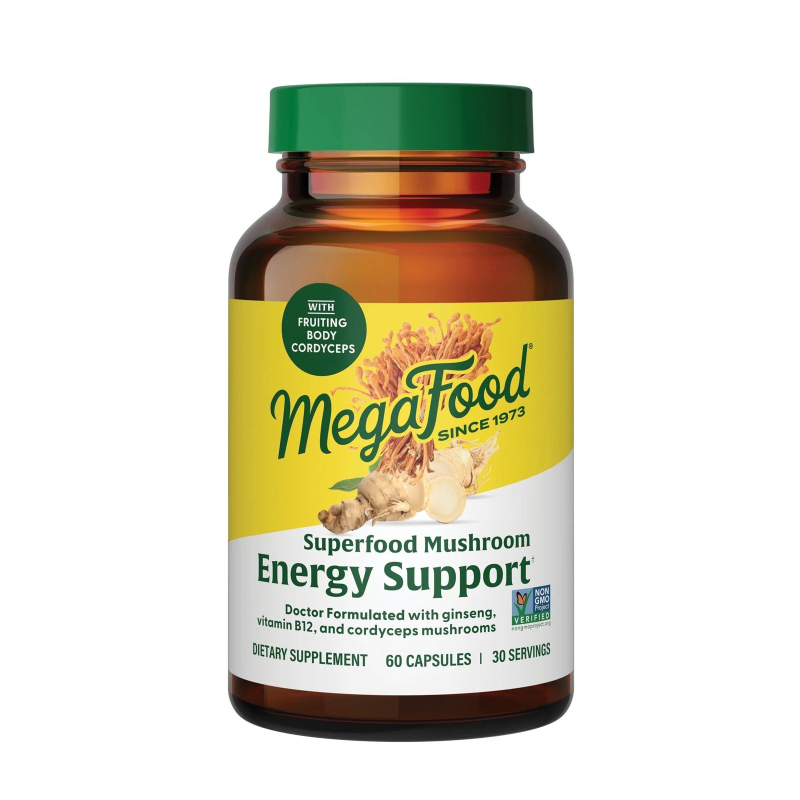 MegaFood Superfood Mushroom Energy Support 60 Capsule