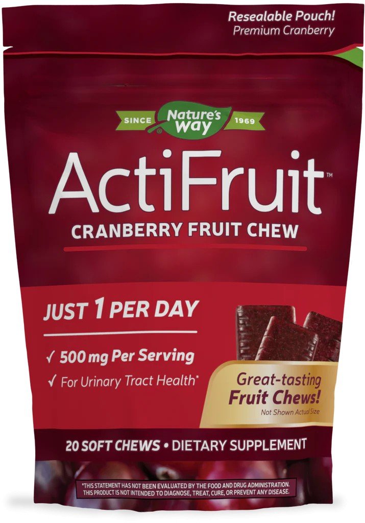 Nature&#39;s Way ActiFruit 20 Soft Chews Bag