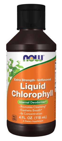 Now Foods Liquid Chlorophyll Extra Strength Unflavored 4 fl oz (118 mL) Liquid