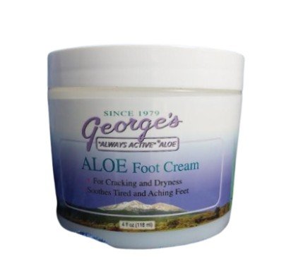 George's Always Active Aloe Aloe Foot Cream 4 oz Cream