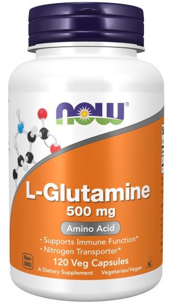 Now Foods Glutamine 500mg 120 VegCaps