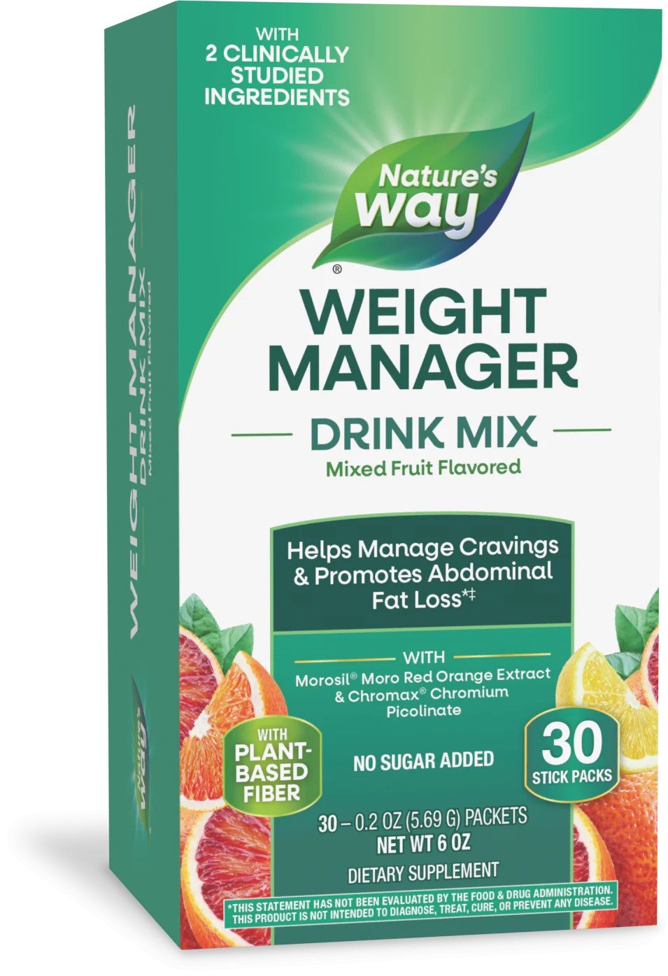 Nature's Way Weight Manager Fruit Drink Mix 30 Packet